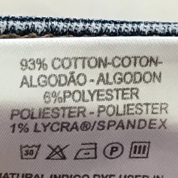 DL1961 Avery Straight Jeans Men 38x34 Blue Mid Rise Medium Wash Distressed 16800 - Picture 13 of 13